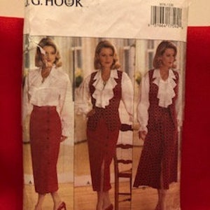 Butterick Misses Vest, blouse & Skirt