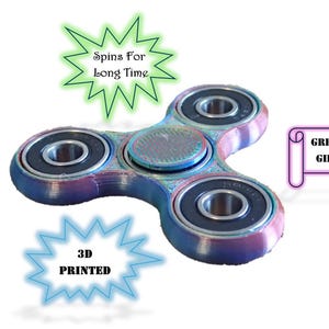 Fidget Spinner Toy: Unique 3D Printed Designs - Stress Relief Fun