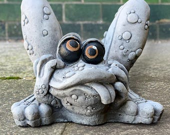 Rana Solare Decorativa Per Giardino - Luce A Ombrello, Impermeabile IP65, Resina - Foto 5