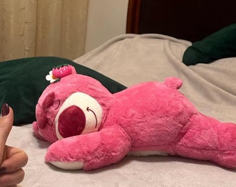 Cartoon Toy Story Lotso Cute Bear Strawberry Sofa Plush Pillow