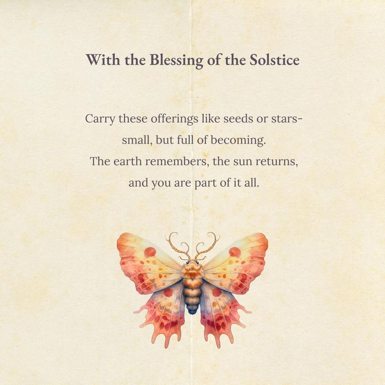 Summer Solstice Blessing Cards Printable 3x4 Litha Gift Tags Summer Solstice Blessing Cards Printable 3x4 Litha Gift Tags