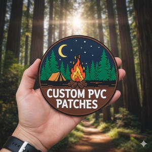 Toppa morale in PVC personalizzata con supporto a gancio - Toppe all'ingrosso - Spedizione gratuita