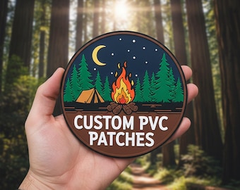 Custom PVC Patch  Morale Patch With Hook Backing - Bulk Wholesale Patches - Free Shipping