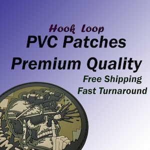 10 Custom PVC Patch, Premium Quality, Custom Morale Patches, Custom Tactical Patches, Logo PVC Patch, Free Shipping, Fast Shipping