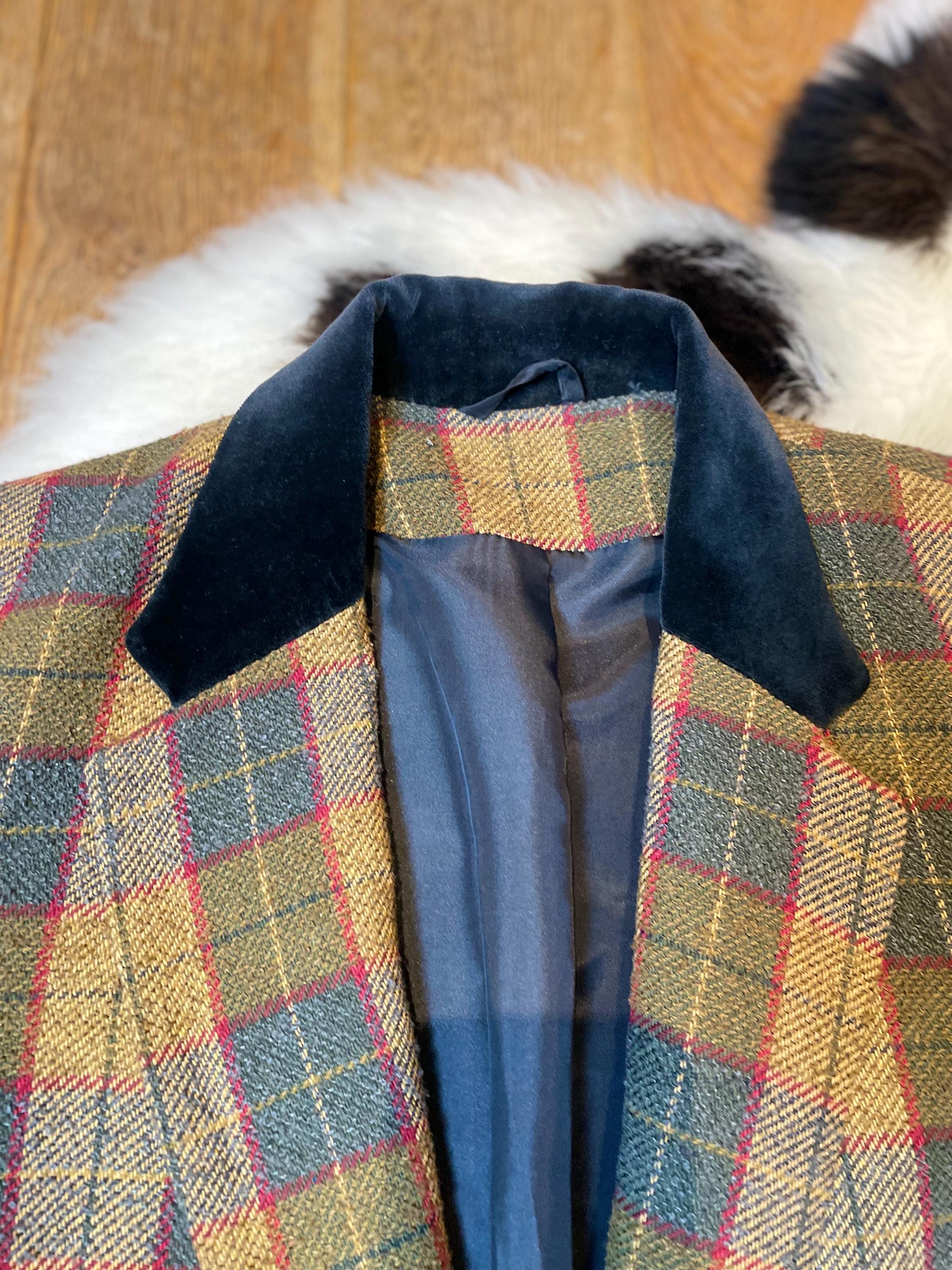 Veste de chasse en tweed Chrysalis verte taille XL - Vestes et blousons