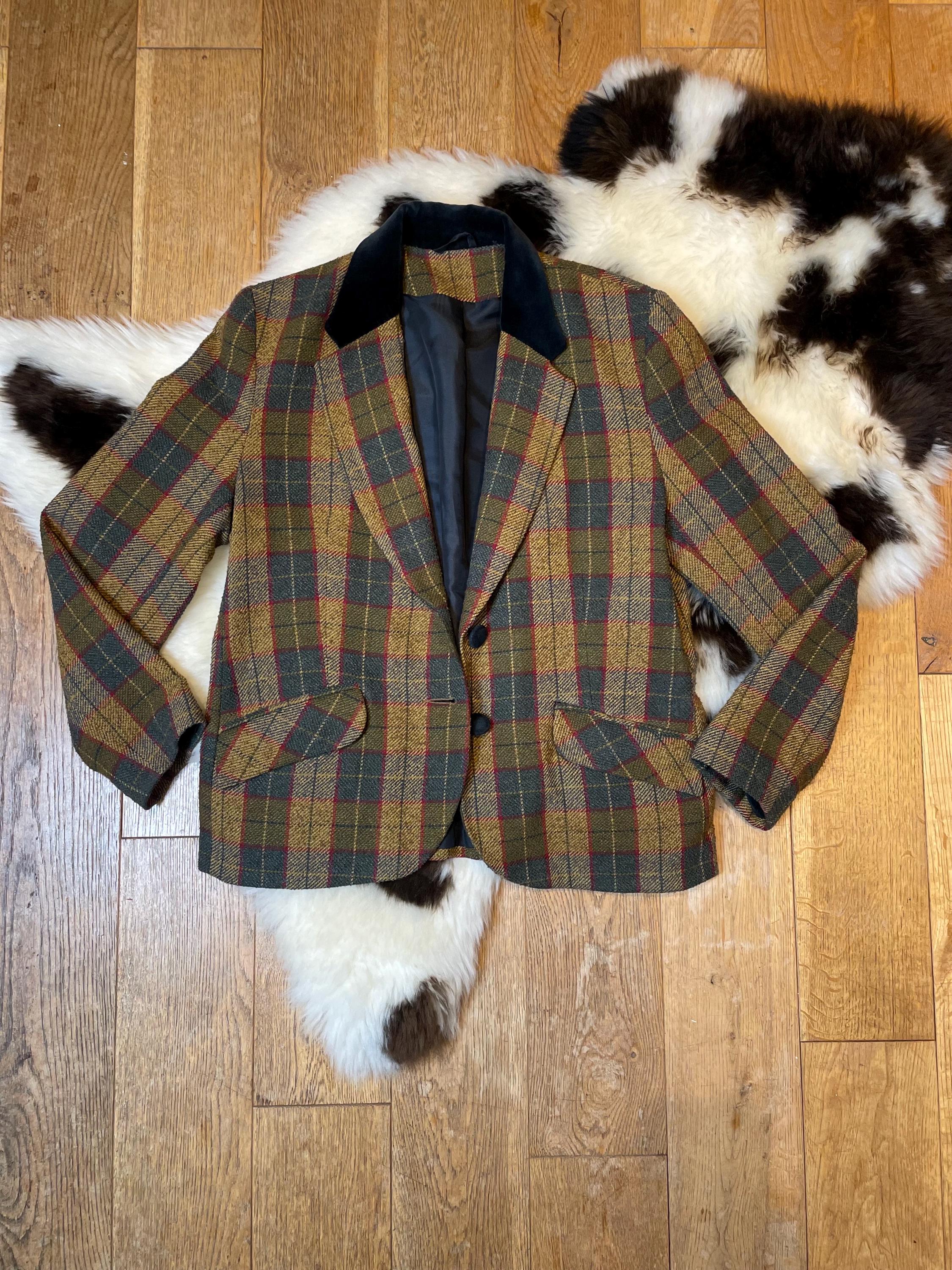 Veste De Chasse En Tweed Femme Hunter - Taille UK 12, 100% Laine, Neuve Avec étiquettes
