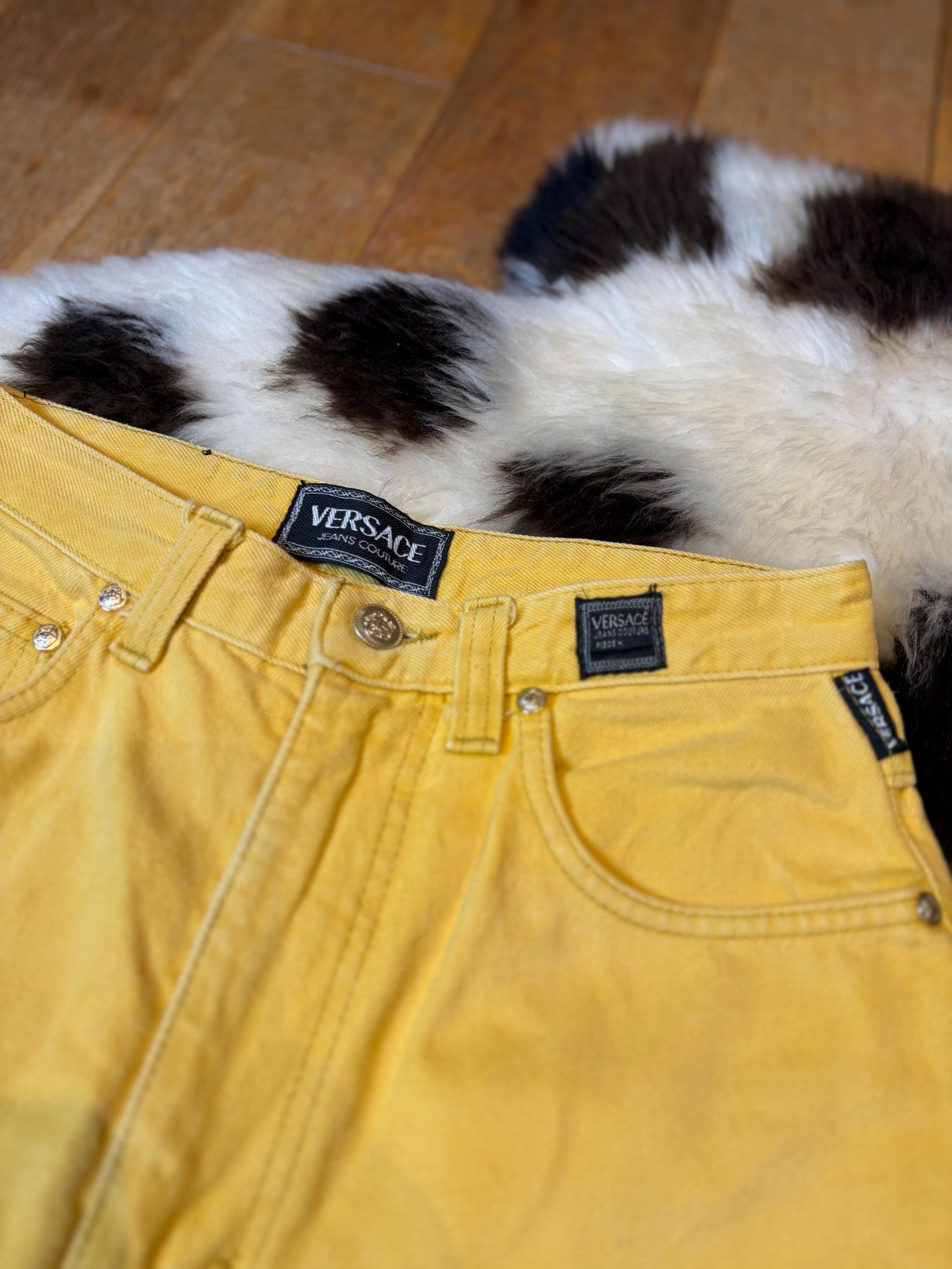 Versace Yellow Jeans - Etsy Canada