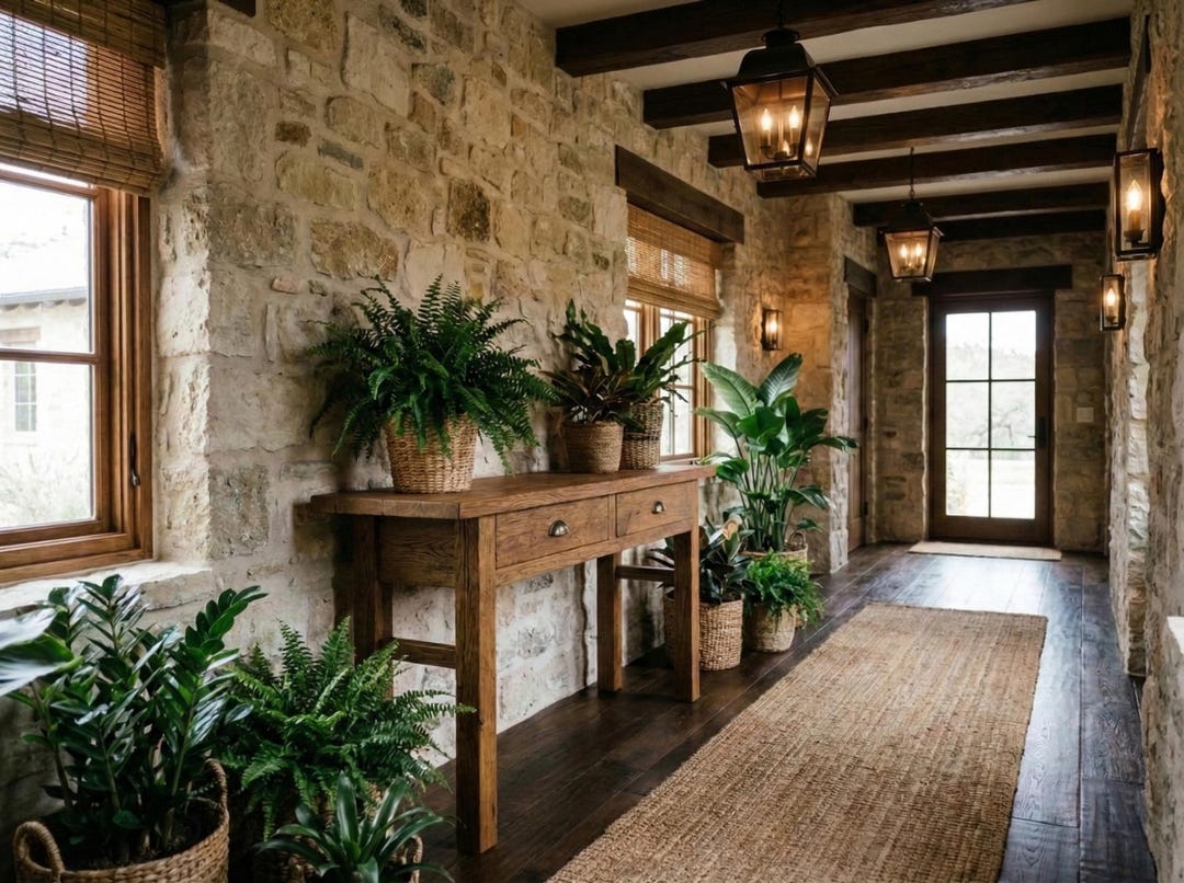 Reclaimed Wood Console Table With Drawers, Rustic Entryway Table ...