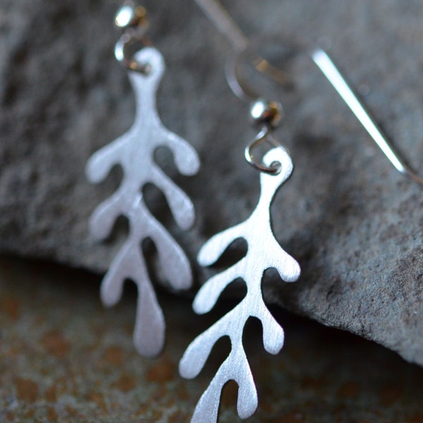 Matisse-Inspired Leaf Cut-Out Earrings