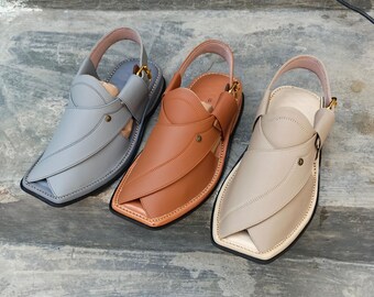 Handmade Leather Sandals for Men: Traditional Style with Full Grain Leather Belt