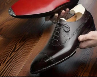 Red Sole Men Shoes |laced up Oxfords| Wedding Shoes Red Bottom