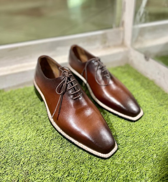 Handmade Full-Grain Leather Oxford Shoes | Formal & Wedding Handmade Full-Grain Leather Oxford Shoes | Formal & Wedding