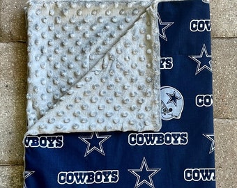 Dallas Cowboys Minky Blanket For Babies & Toddlers