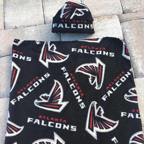Atlanta Falcons  NFL Newborn baby fleece blanket & hat gift set