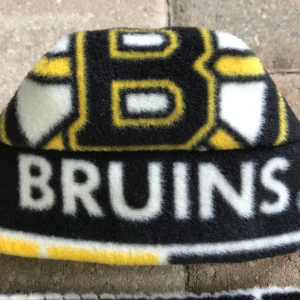 Boston Bruins Fleece Hat Sizes Newborn baby, Children & Adults