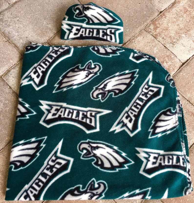 Philadelphia Eagles NFL Newborn Baby Fleece Blanket & Hat Gift Etsy