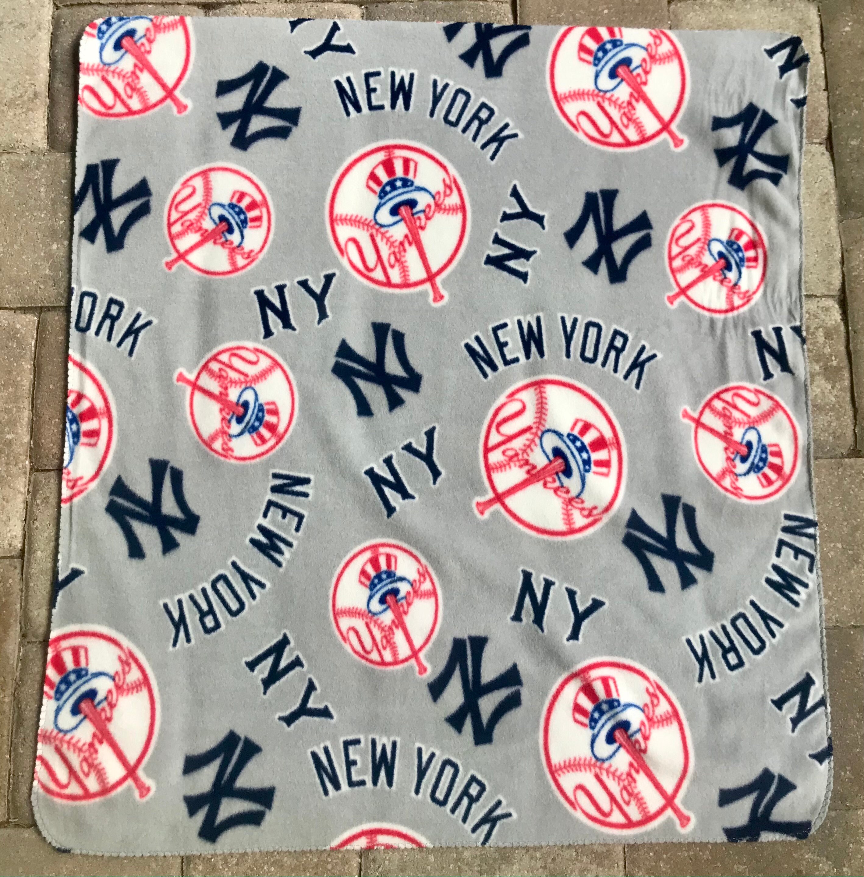 New York Yankees Infant Newborn Baby fleece blanket & hat gift Etsy