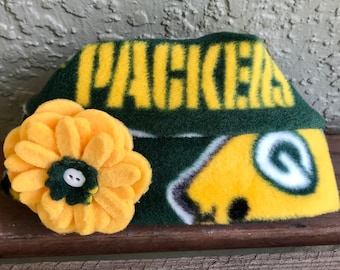 Green Bay Packers NFL Fleece Flower Hat