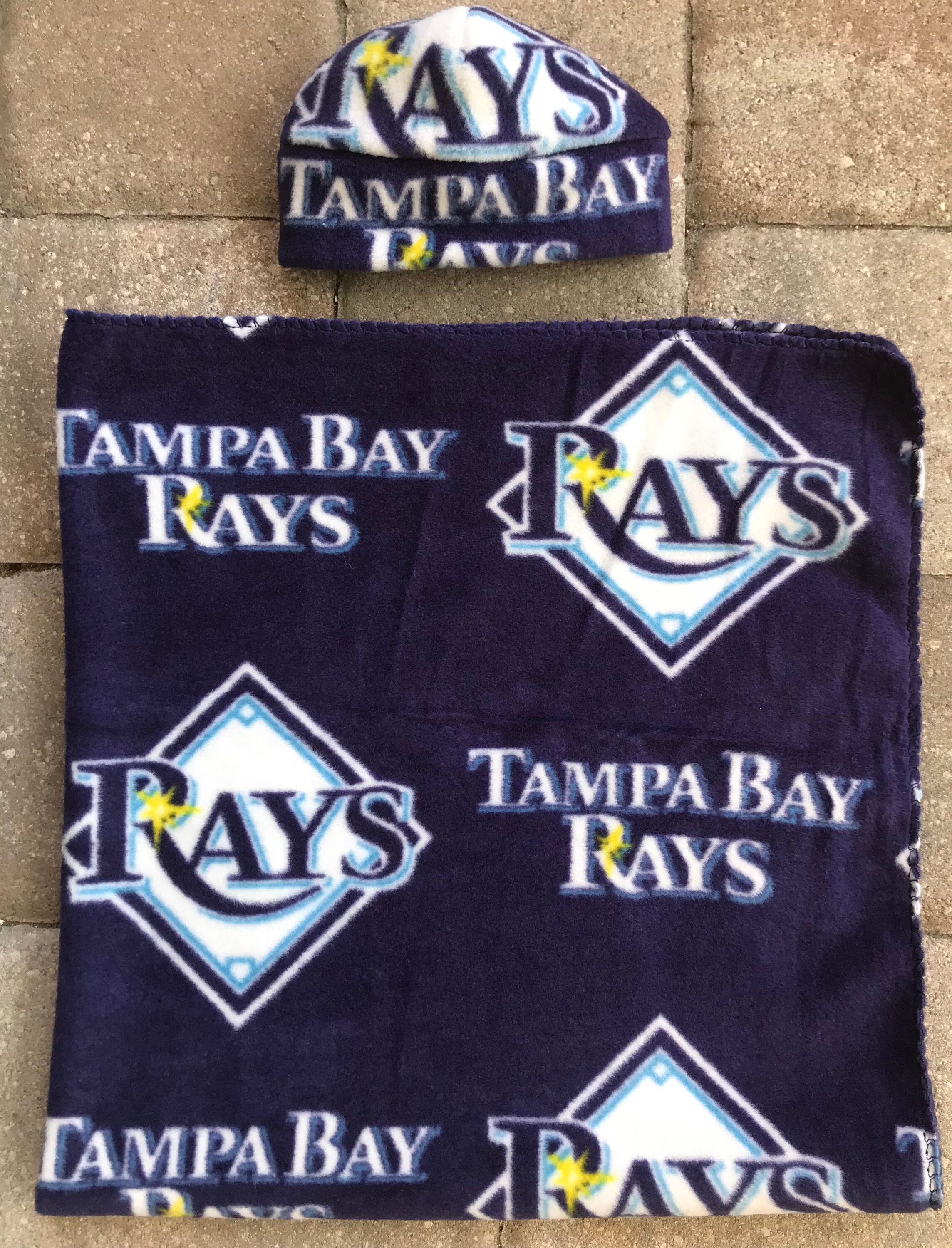 Tampa Bay Rays Newborn Baby Fleece Blanket & Hat Gift Set Etsy UK