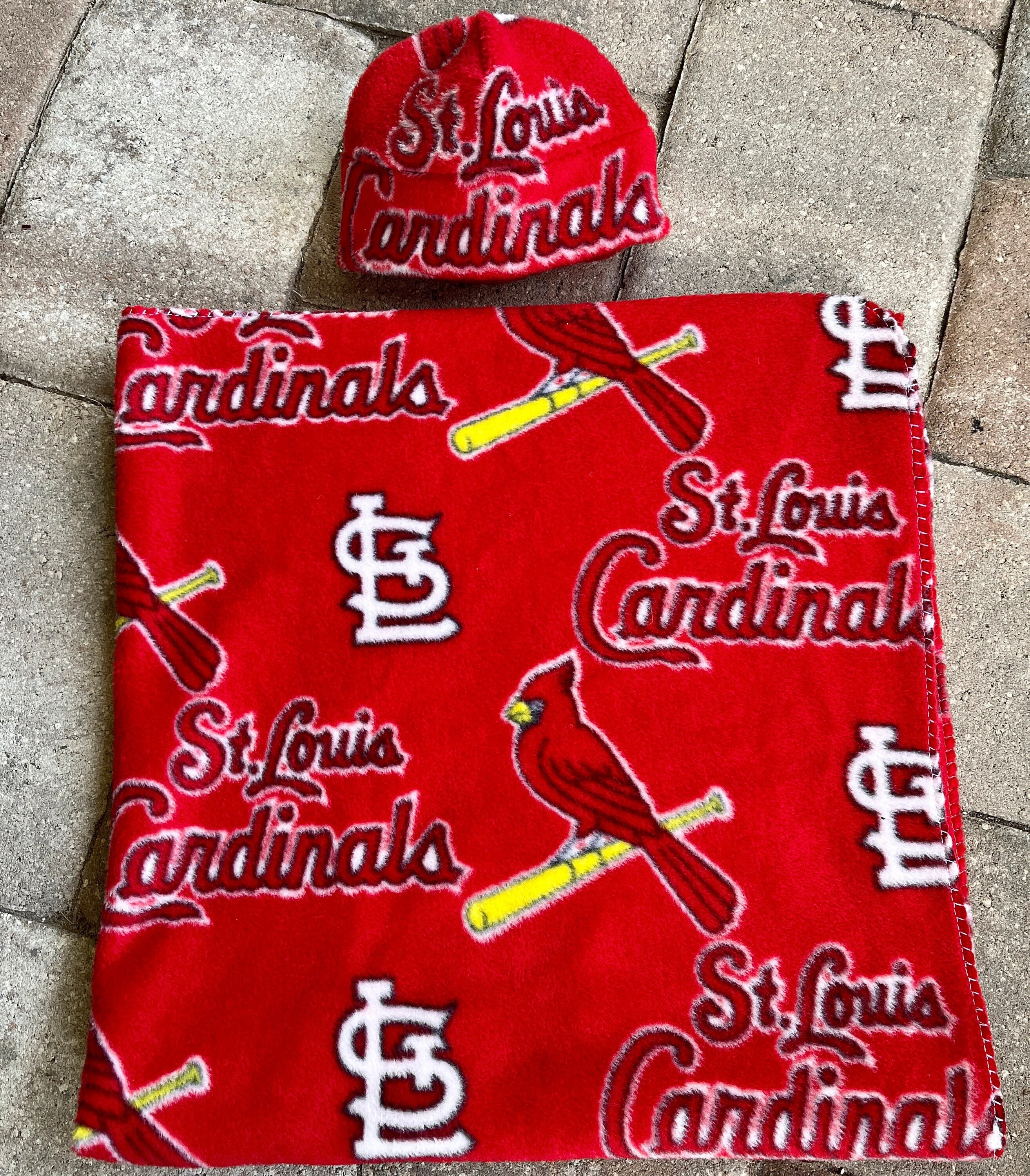 St Louis Cardinals MLB Red Little Player Creeper & Diaper Set Newborn  (3M-9M)