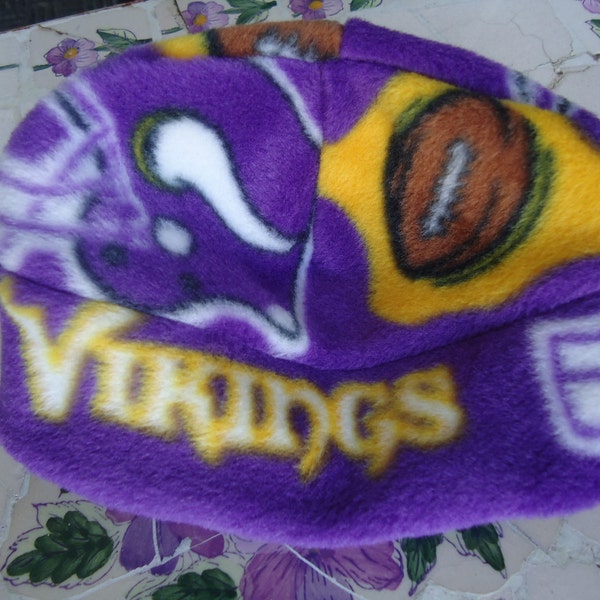 Minnesota Vikings Fleece Hat Sizes Newborn Baby to Adult