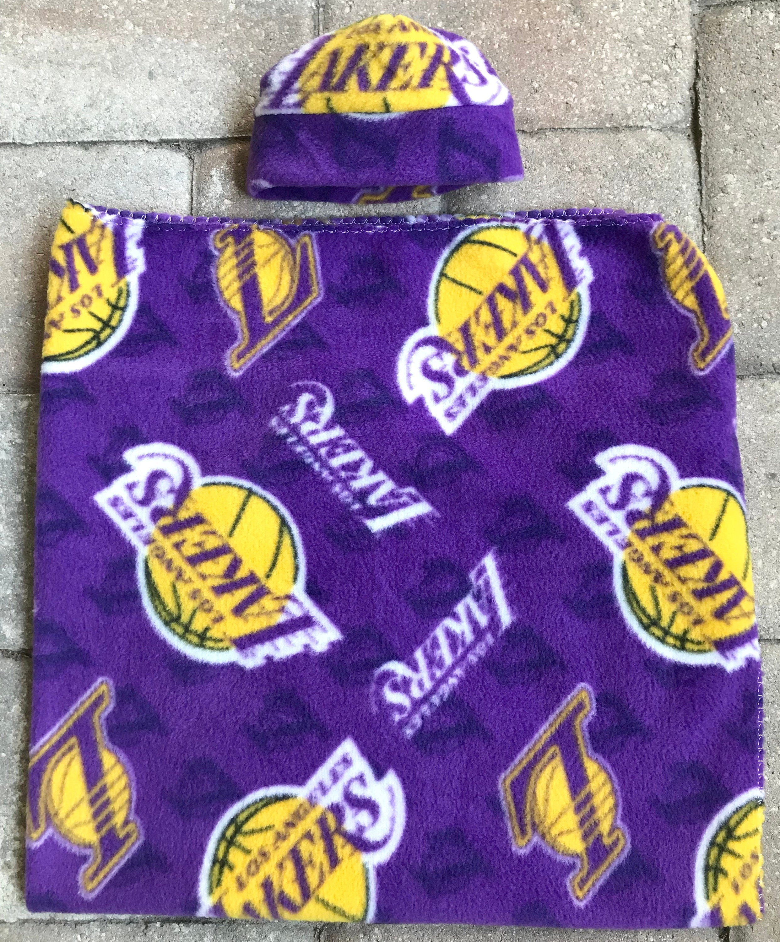 Lakers baby blanket hotsell
