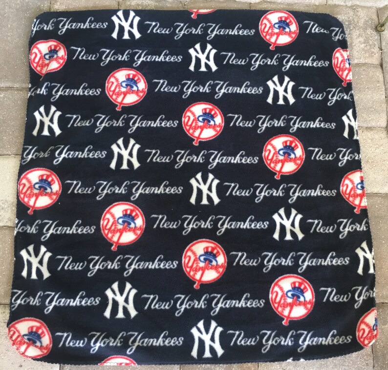 New York Yankees MLB Infant Newborn Baby Fleece Blanket & Hat Etsy