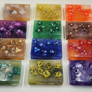 Handmade Dice Soap Fun & Nerdy Gifts for Gamer Enthusiasts image 3