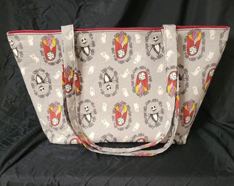 Jack and Sally Tote Bag