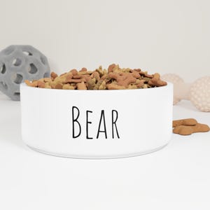Personalized Pet Food Bowl