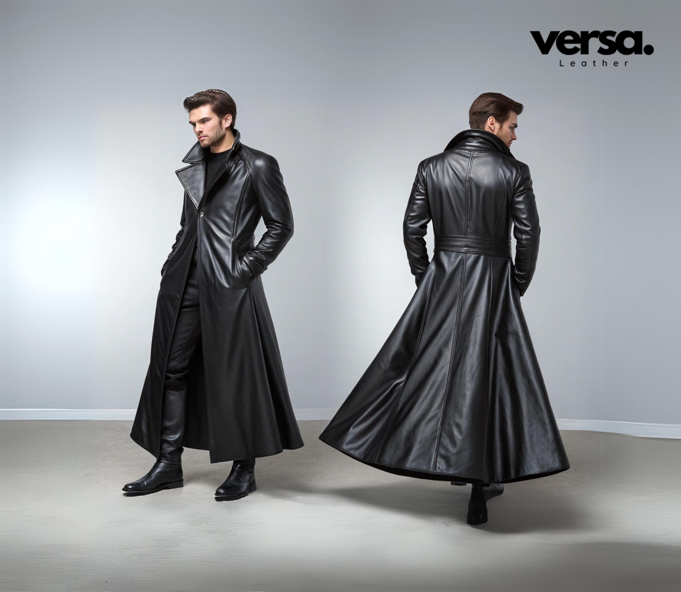 Patent Leather Coat - Etsy