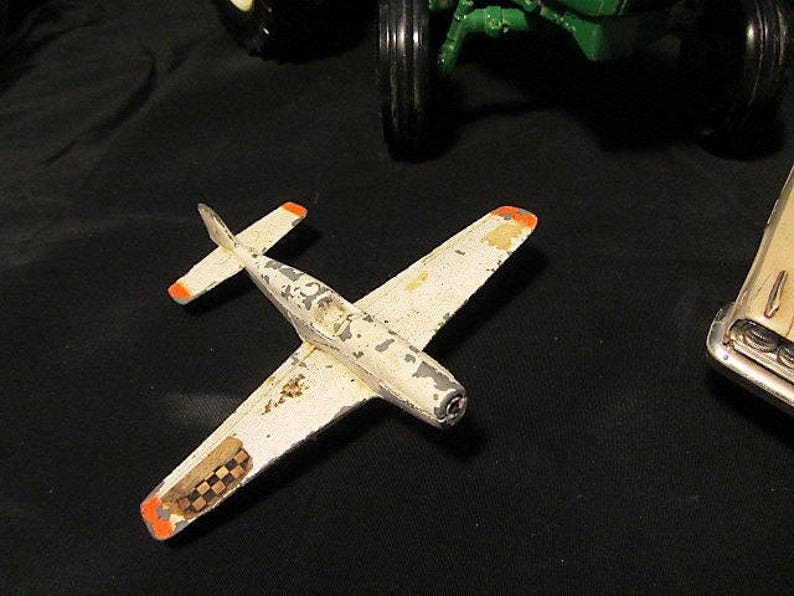 Tractor Made of Die Cast Metal and Plastic Lot from 60/'s to 80/'s Cars and Plane Plane Tractor Lot Vintage Toy Cars