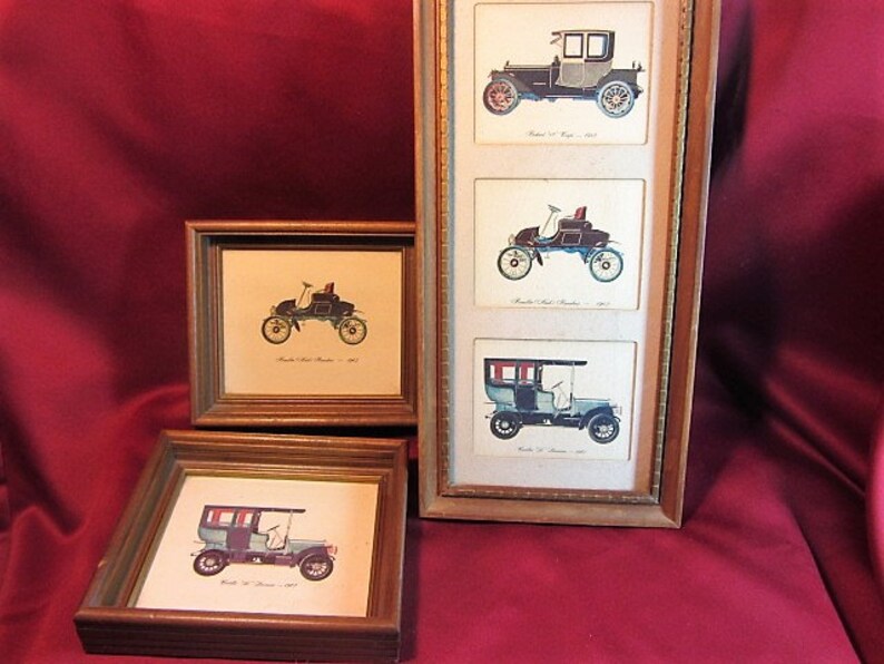 Art Lambert Produced Framed Car Prints Framed Early American Etsy