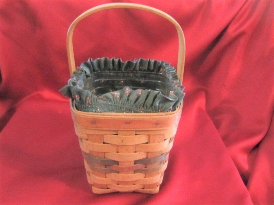 Longaberger 1992 Basket Country Basket Storage Basket Woven Etsy