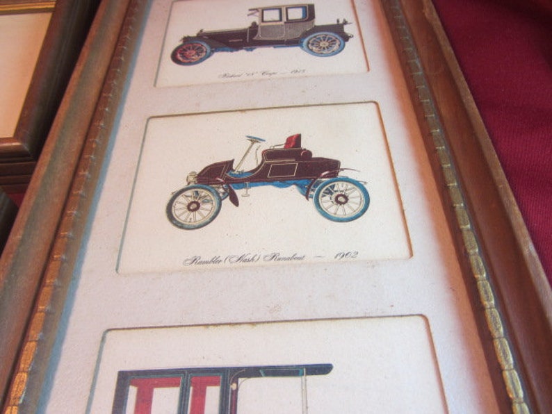 Art Lambert Produced Framed Car Prints Framed Early American Etsy