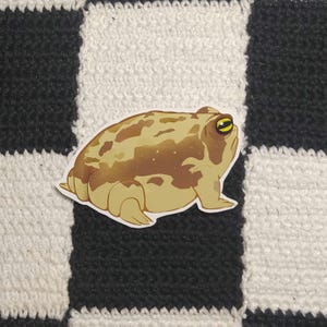 vinyle autocollant meme mégot de grenouille | Coupe à la main
