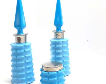 Set Tocador Vintage von Opalina Azul. VS114