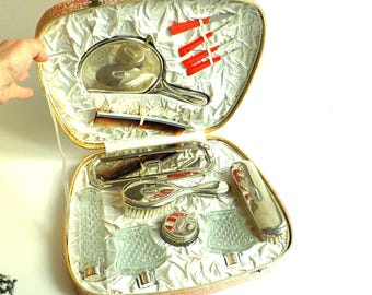 Juego de tocador vintage años 50 coleccionable. VS113