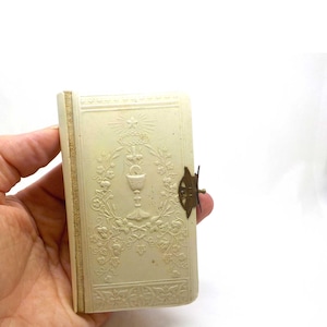 Precioso y antiguo Misal Devocionario &quot;¡Venid a mi! para niños de 1915 con tapa dura. VS200