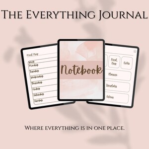 Digital Alles Journal: Planer, To-Do Listen (PDF)