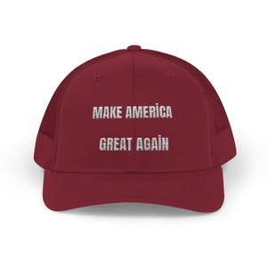 Make America Great Again, Embroidered MAGA Trucker Cap, Make America Kind Again, Make America Cowboy Again , Great Gift for America Lovers image 4
