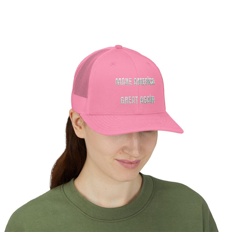 Make America Great Again, Embroidered MAGA Trucker Cap, Make America Kind Again, Make America Cowboy Again , Great Gift for America Lovers image 6