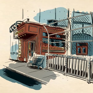 11"x17" Print of the Bukowski Tavern, Back Bay, Boston, MA