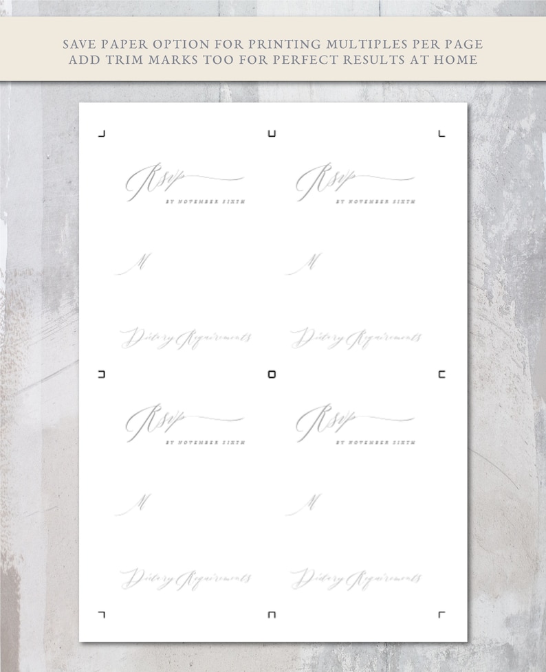 Calligraphy Wedding Invitation Set Printable Wedding - Etsy