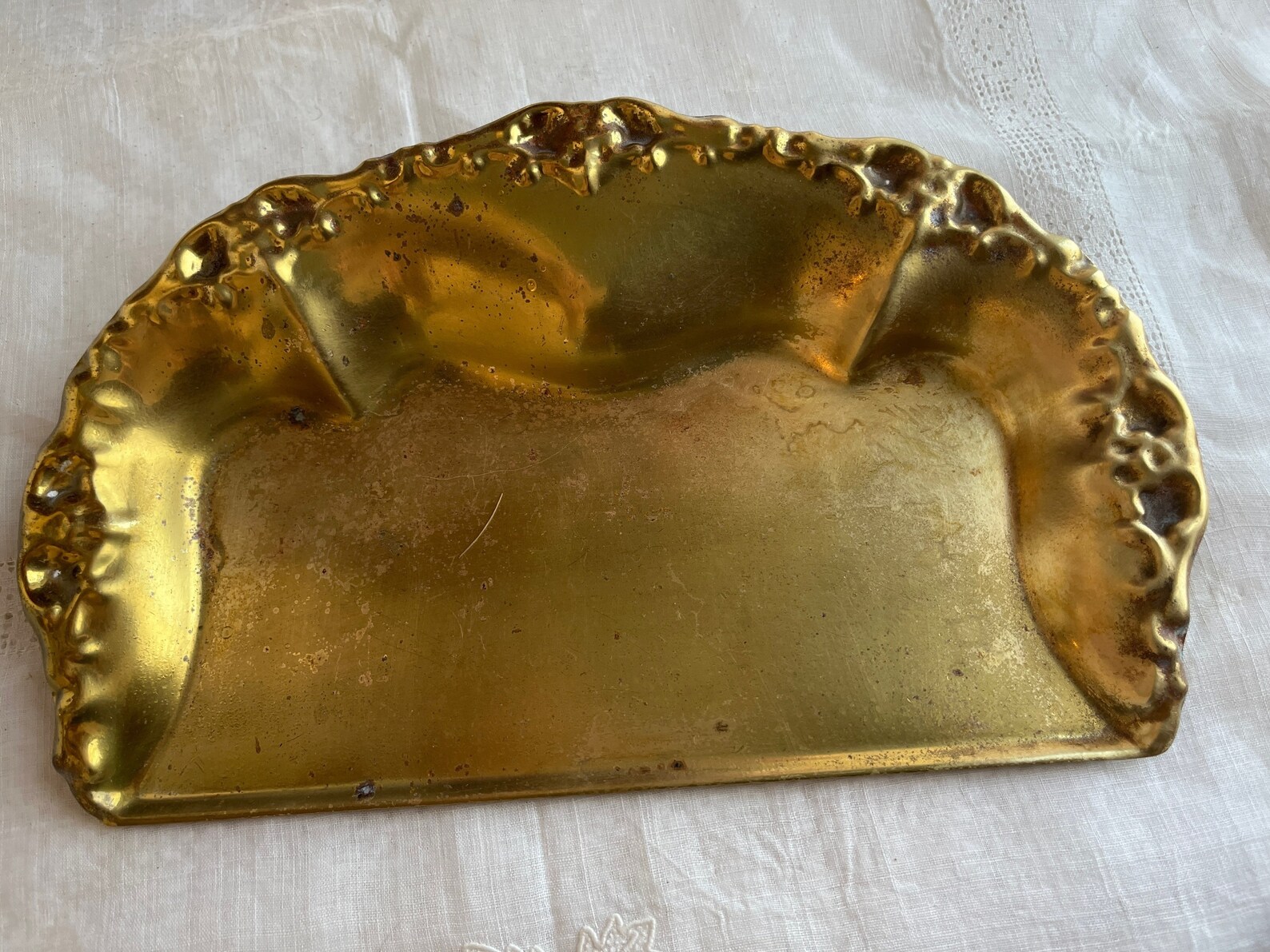 Vintage Brass Dust Pan Cleaning Supply Etsy