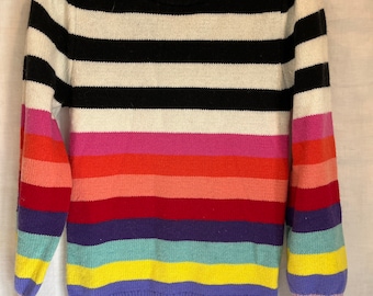 etsy rainbow jumper