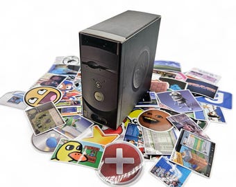 Home Computer Sticker Pack Nostalgic 2000&#39;s Stickers internet Core Nostalgia