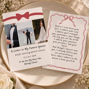 Carta para mi cónyuge regalo recuerdo escrito a mano de parte del esposo o esposa plantilla imprimible Canva descarga digital