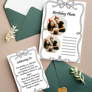 Birthday Letter to Partner Printable Love Keepsake Gift Bundle Canva Template Digital Download image 11