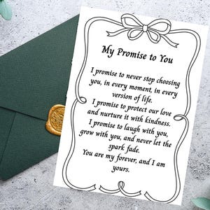 Birthday Letter to Partner Printable Love Keepsake Gift Bundle Canva Template Digital Download image 10